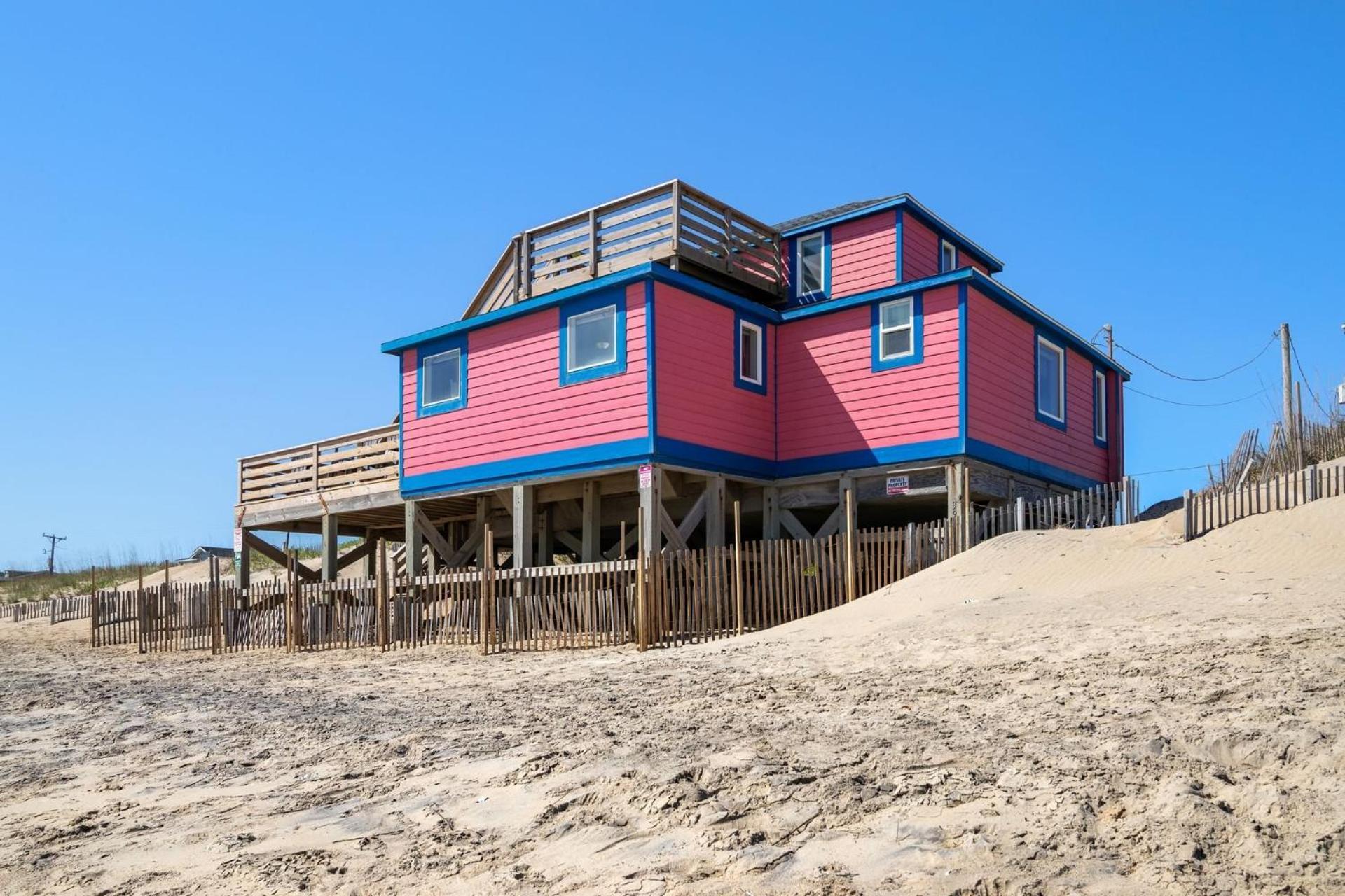 4102 Pelicans Perch: The Iconic Obx Oceanfront Kitty Hawk Exterior foto