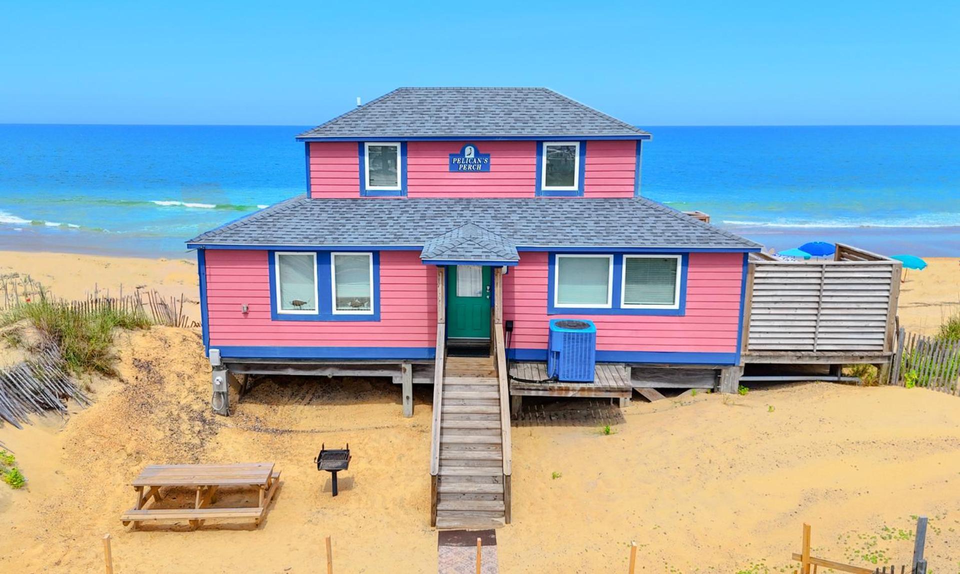 4102 Pelicans Perch: The Iconic Obx Oceanfront Kitty Hawk Exterior foto